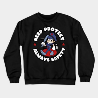 Police Mascot Crewneck Sweatshirt